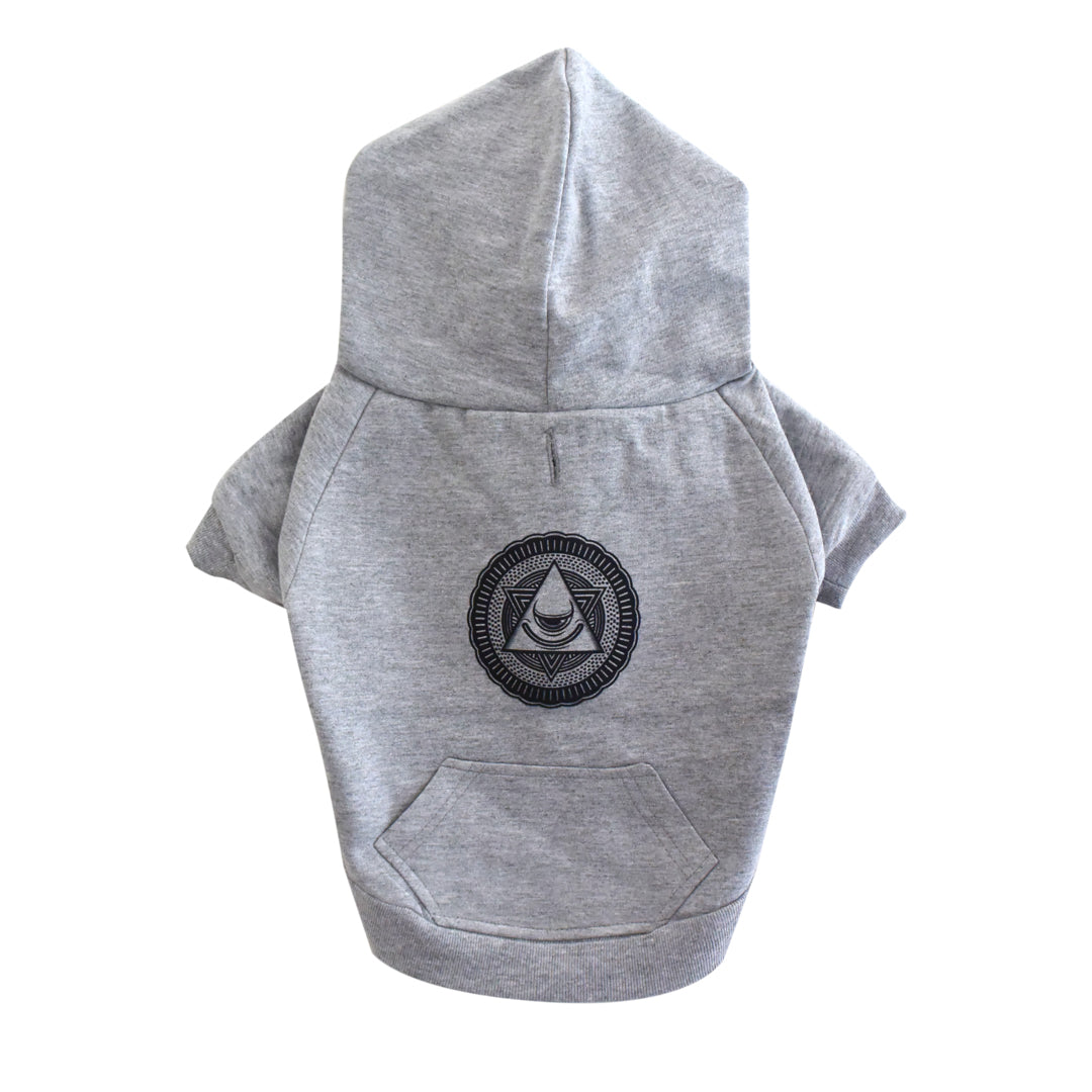 Sudadera Para Perrito Iluminati Gris